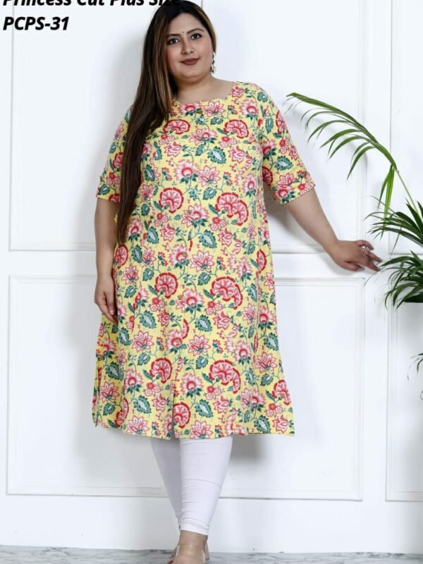 Princess cut Kurtis - Plus Size - PCPS31