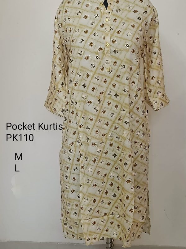 PK110 - Pocket Kurtis Side Open