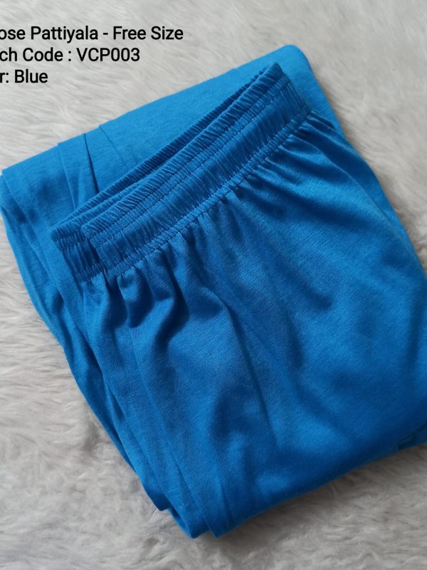 VCP003-Blue- VISCOSE Pattiyala - Free Size