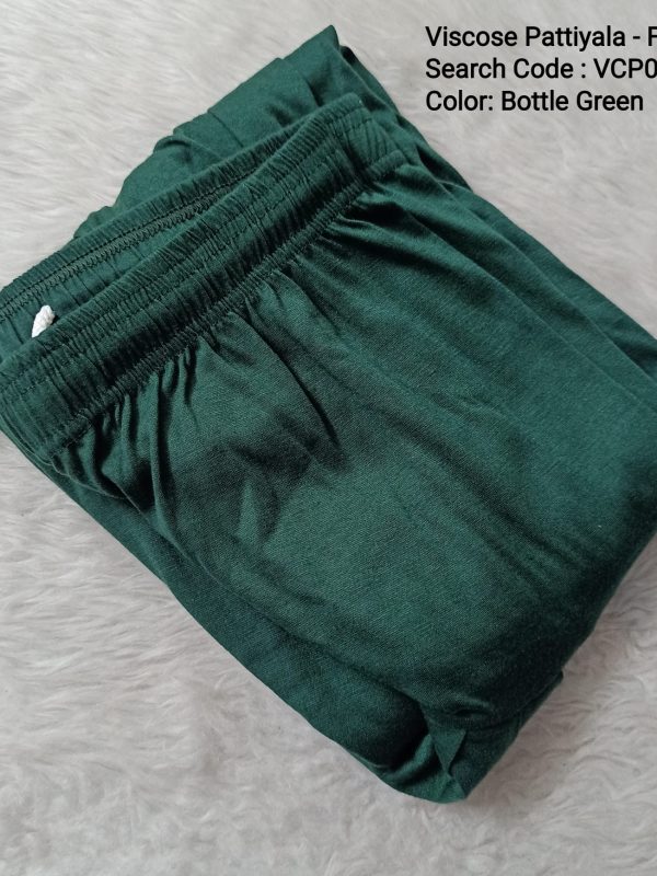 VCP001 - BottleGreen - VISCOSE Pattiyala - Free Size