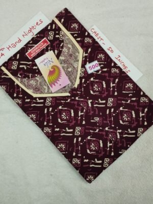 3/4th Sleeve Nighties - Nila Nighties -  NLSN500