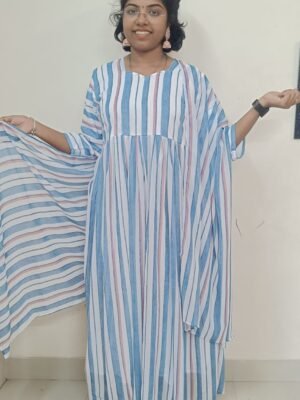 Party Wear Ramzan Special Collections - PWRC791- Maxi Gown with Dupatta