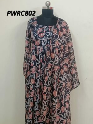 Party Wear Special Collections - PWRC802- Maxi Gown with Dupatta