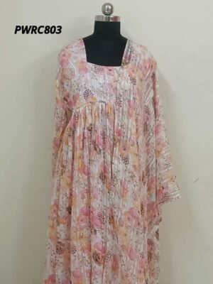 Party Wear Special Collections - PWRC803- Maxi Gown with Dupatta