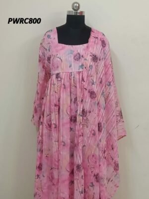 Party Wear Special Collections - PWRC800- Maxi Gown with Dupatta