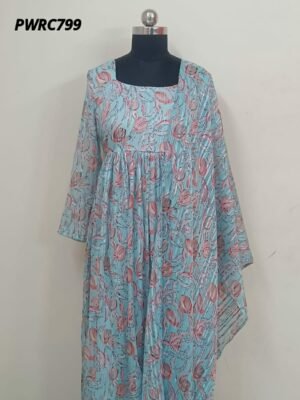 Party Wear Special Collections - PWRC 799- Maxi Gown with Dupatta