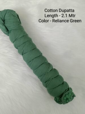 Cotton Dupatta - CD012 - Reliance Green