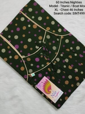 60 Inches Nighties - Titanic Model- SINT499 -  XL Size