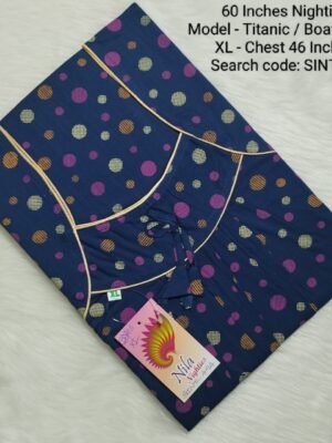 60 Inches Nighties - Titanic Model- SINT494 -  XL Size