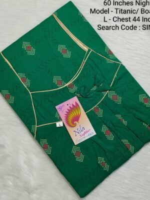 60 Inches Nighties - Titanic Model- SINT483 - L Size