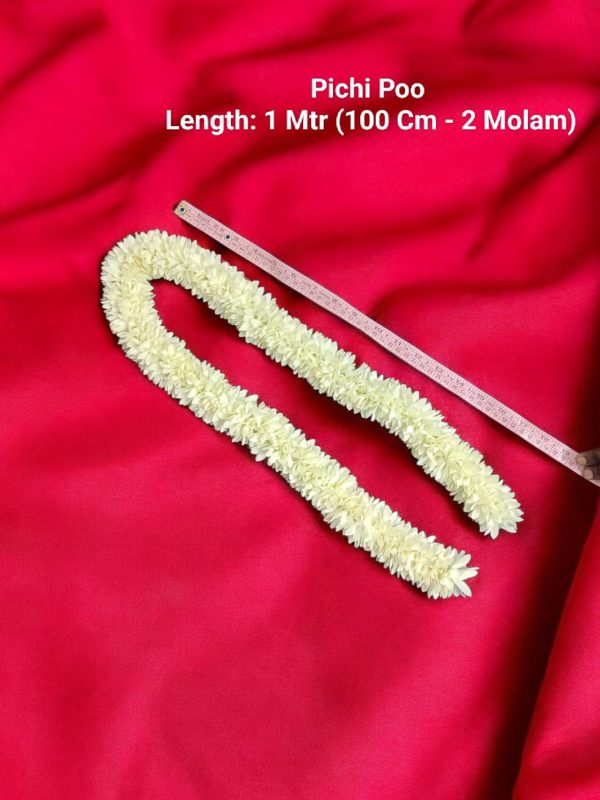 Pichi Poo / Mullai Poo - 1 Meter (100Cm / 2 Molam) - Artificial Flower
