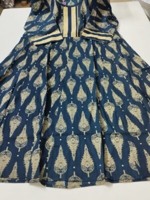 Jaipur Cotton Feeding Anarkali  with Invisible Zip one Side Pocket-  JCFA025