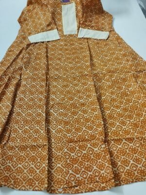 Jaipur Cotton Feeding Anarkali  with Invisible Zip one Side Pocket-  JCFA034