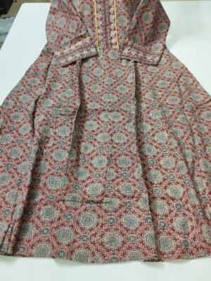 Jaipur Cotton Feeding Anarkali  with Invisible Zip one Side Pocket-  JCFA048