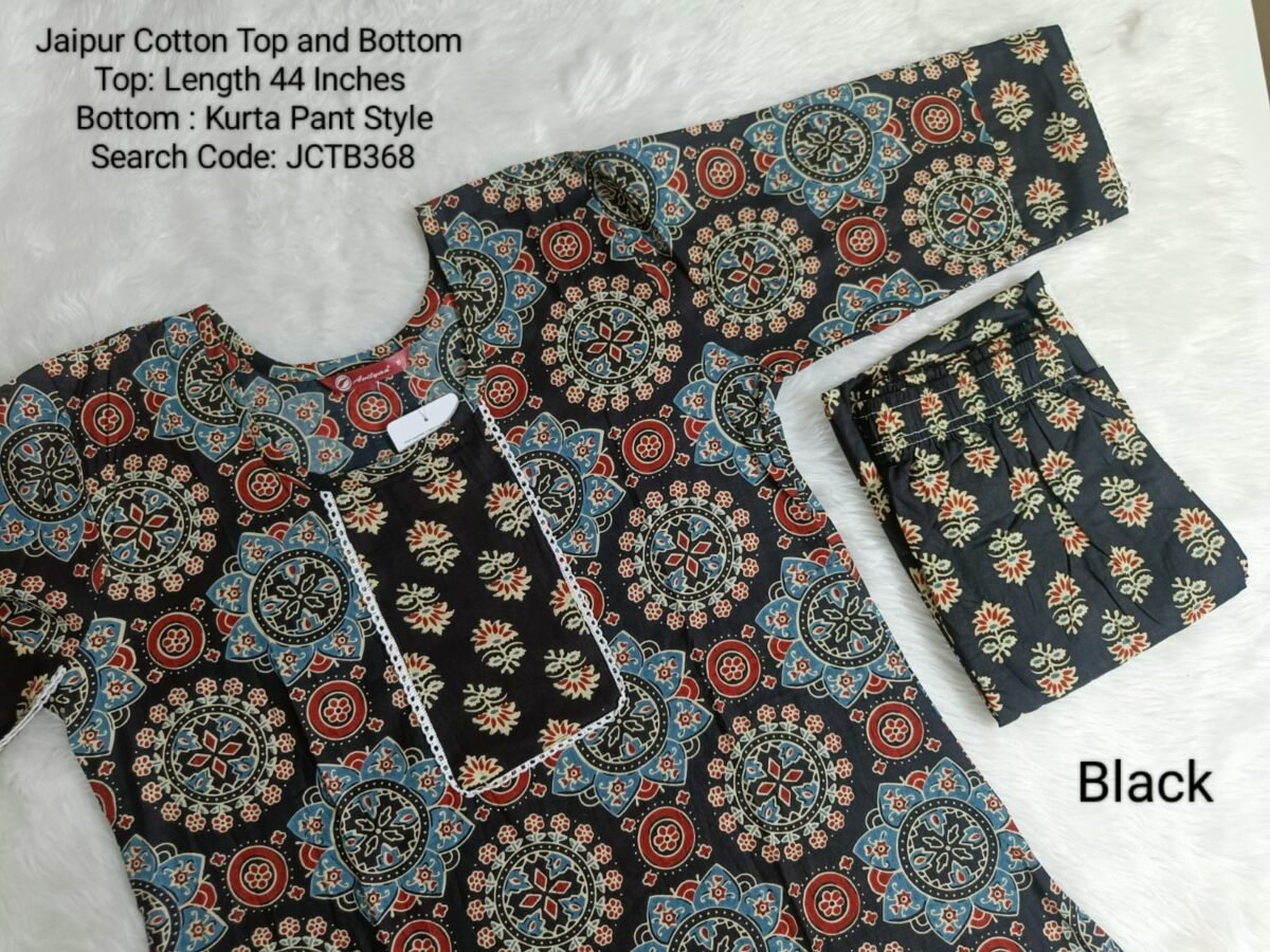 Jaipur Cotton - Top and Bottom - JCTB368