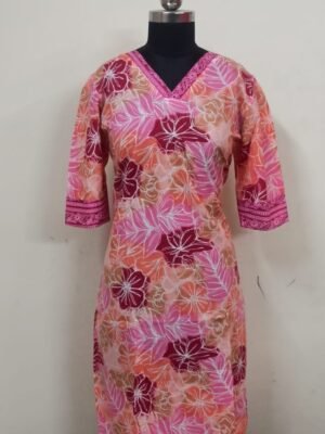 Jaipur Cotton Top Only Collections - V Neck Pattern - V129