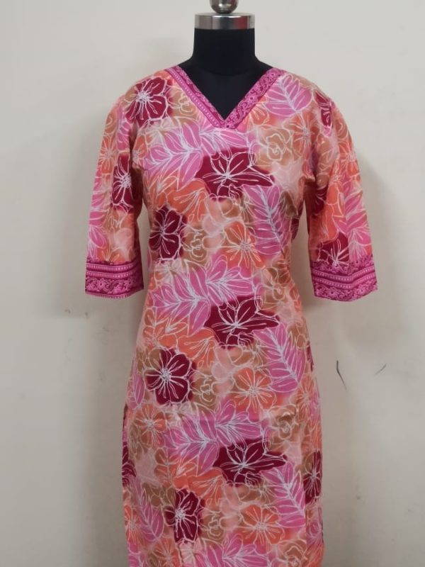 Jaipur Cotton Top Only Collections - V Neck Pattern - V129