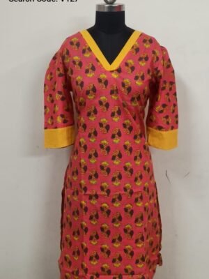 Jaipur Cotton Top Only Collections - V Neck Pattern - V127