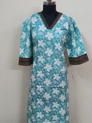 Jaipur Cotton Top Only Collections - V Neck Pattern - V124