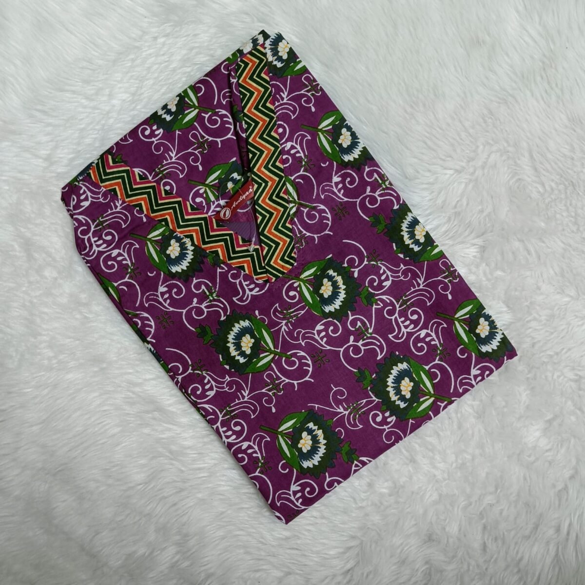 WhatsApp Image 2024-08-01 at 6.41.53 PM(1) Jaipur Cotton Top Only Collections - V Neck Pattern - V126