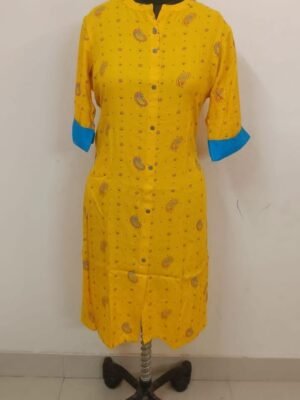 Pocket Kurtis Side Open PK116
