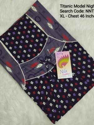 Nila Nighties - Titanic Model- NNTM116 -  XL Size