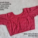 Ready to Wear Blouse  - Ajrakh Cotton Blouse - Full Lining - RMB201