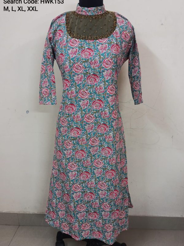 Hand Work Kurtis - HWK153