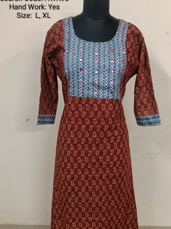 Hand Work Kurtis - HWK98