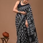Jaipur Cotton Hand Block Print Sarees - JS016