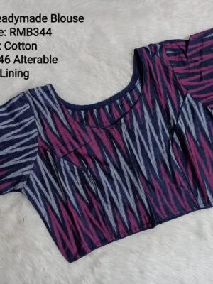 Ready to Wear Blouse  - Ikkat Cotton Blouse - RMB344