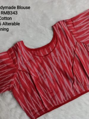 Ready to Wear Blouse  - Ikkat Cotton Blouse - RMB343