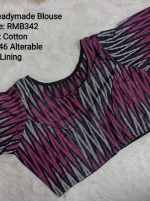 Ready to Wear Blouse  - Ikkat Cotton Blouse - RMB342