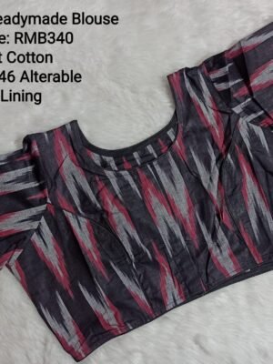 Ready to Wear Blouse  - Ikkat Cotton Blouse - RMB340
