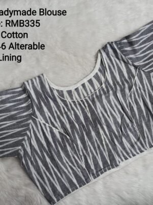 Ready to Wear Blouse  - Ikkat Cotton Blouse - RMB335