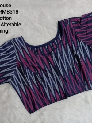 Ready to Wear Blouse  - Ikkat Cotton Blouse - RMB318