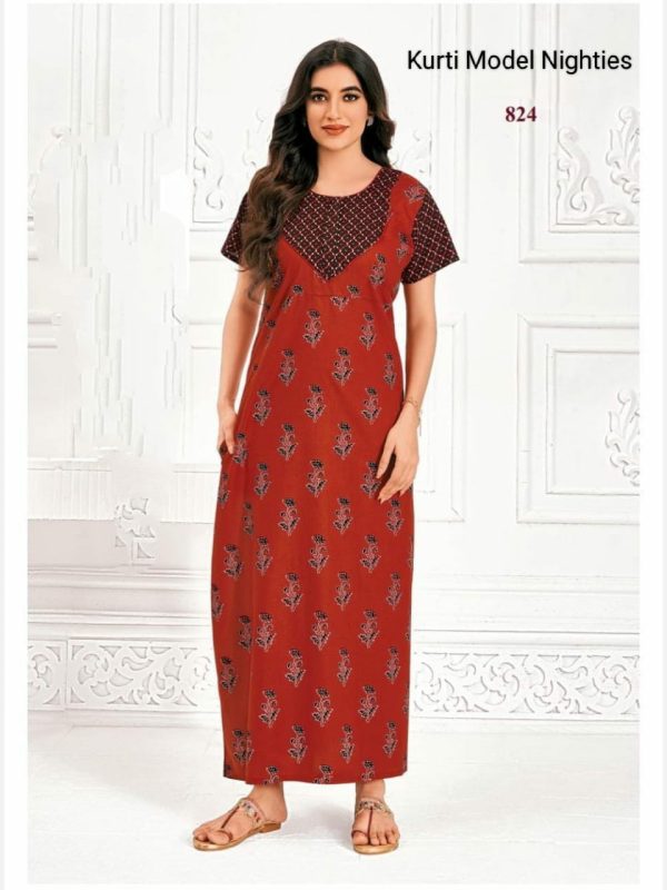 Kurti Model Nighties - CODE824