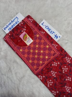 EN37 - L Size - Embroidery and Mirror Work Nighties -