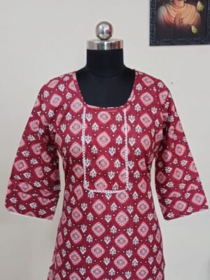 Jaipur Cotton Tunics / Peplum Tops - J1T115