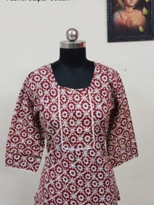 Jaipur Cotton Tunics / Peplum Tops - J1T91