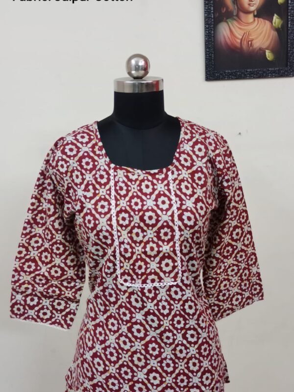 Jaipur Cotton Tunics / Peplum Tops - J1T91