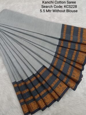 Kanchi Cotton Sarees - Without Blouse - KCS228