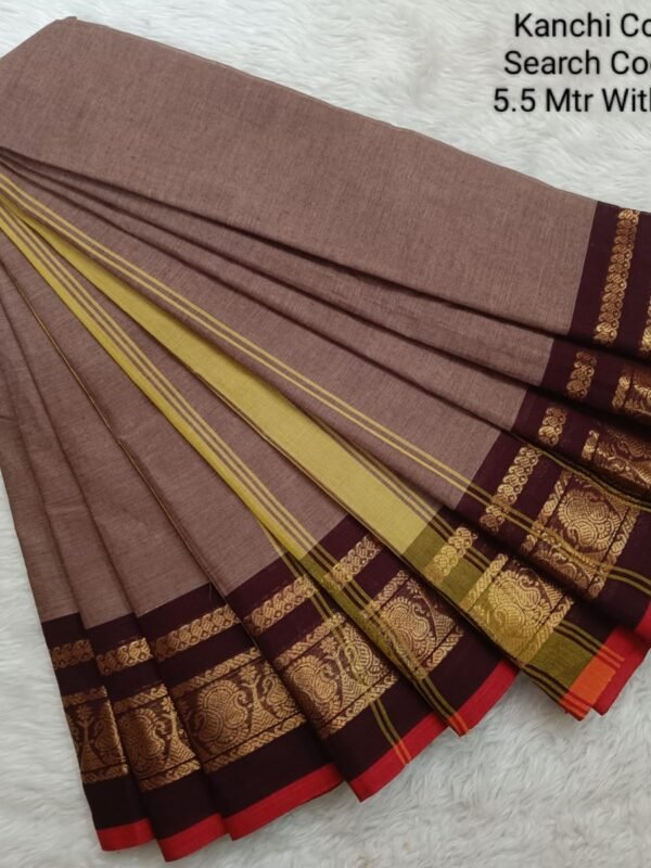 Kanchi Cotton Sarees - Without Blouse - KCS214