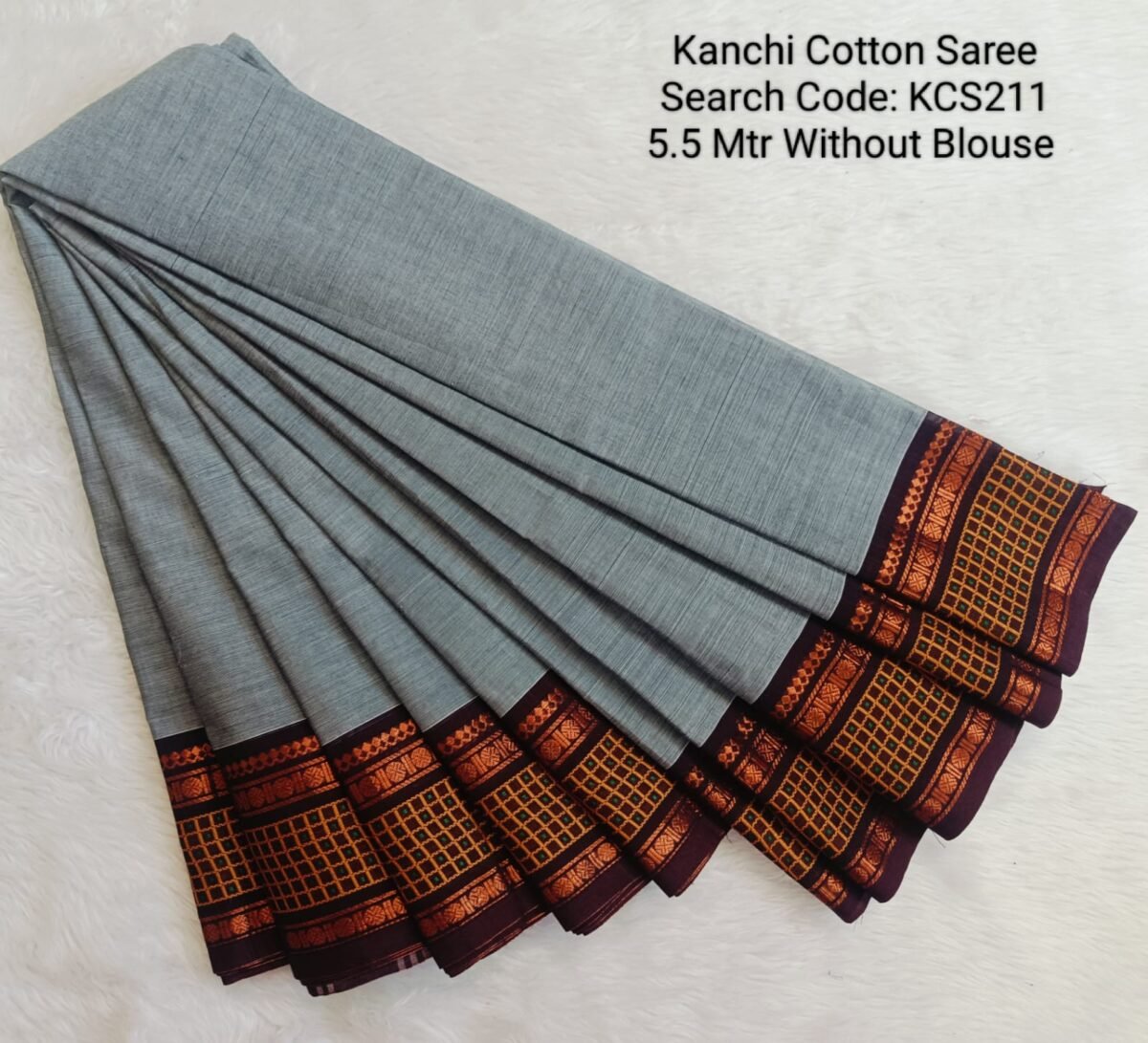 WhatsApp Image 2024-12-18 at 5.18.35 PM(2) Kanchi Cotton Sarees - Without Blouse - KCS211