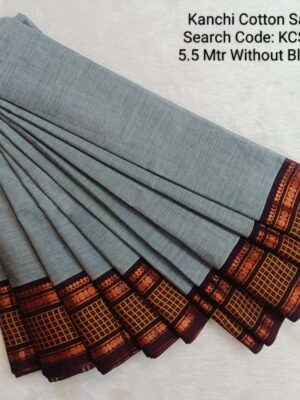 Kanchi Cotton Sarees - Without Blouse - KCS211