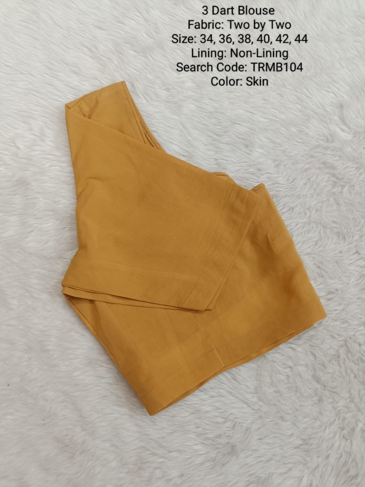 Ready to Wear Blouse  - 3 Dart Blouse - Tamilnadu Style Stitching - TRMB104