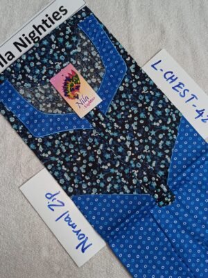 Nila Nighties - Normal Zip Model - NZP502 - L Size