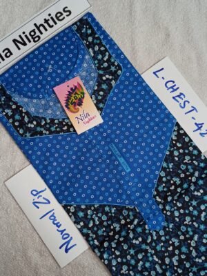 Nila Nighties - Normal Zip Model - NZP507 - L Size