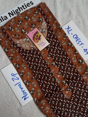 Nila Nighties - Normal Zip Model - NZP516 -XL Size