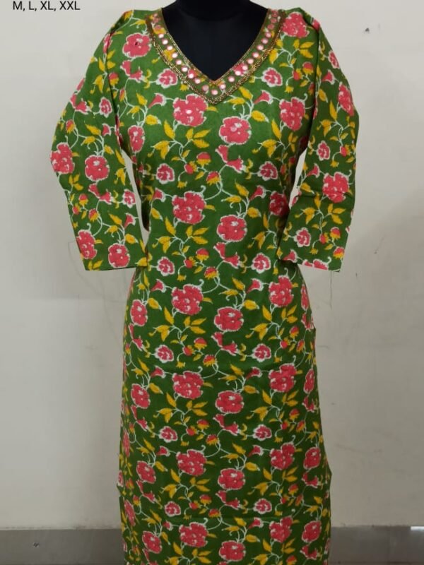 Hand Work Kurtis - HWK018